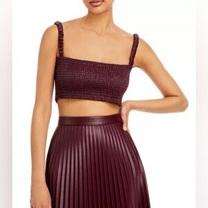 Proenza Schouler White Label
Faux Leather Crop Top NWT
Retail 395 usd